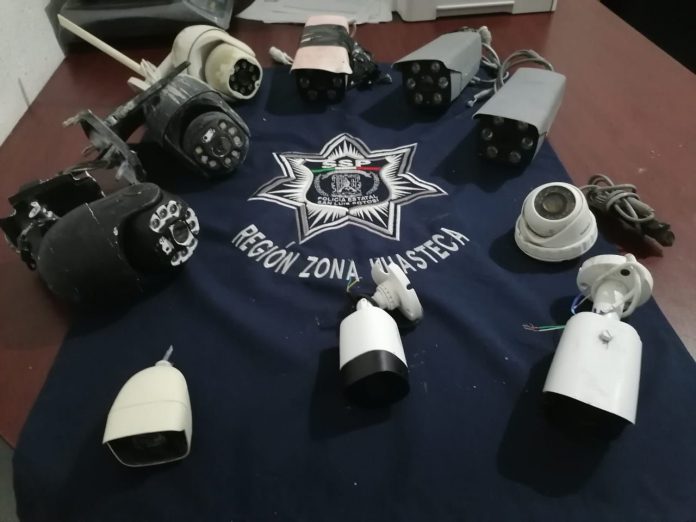 POLICIAS ESTATALES Y SEDENA REALIZAN NUEVO ASEGURAMIENTO DE CÁMARAS DE VIDEOVIGILANCIA PRESUNTAMENTE DE LA DELINCUENCIA ORGANIZADA