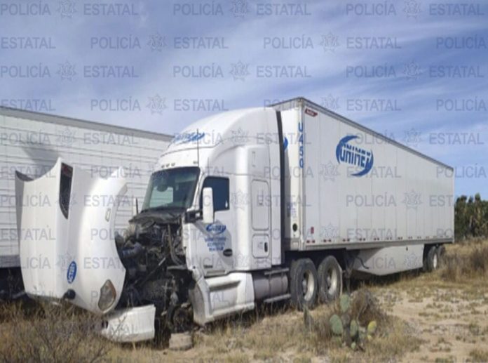 ENCUENTRAN TRAILERS ROBADOS EN VILLA DE ARRIAGA