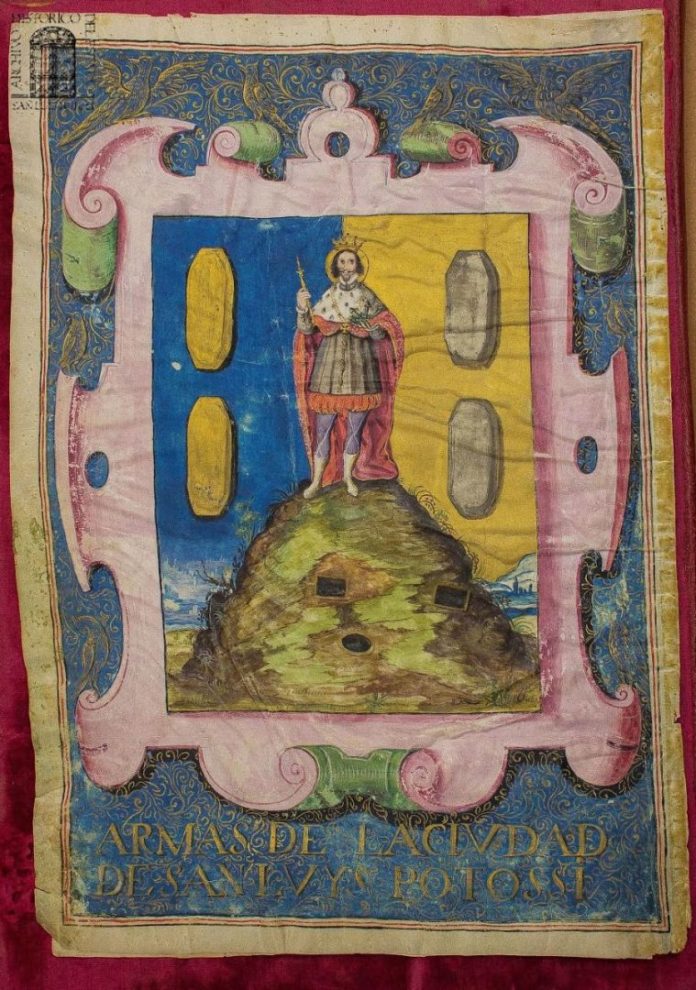 ESCUDO DE ARMAS DE SAN LUIS POTOSÍ, INCLUÍDO EN INVESTIGACIÓN ACADÉMICA EN EUA