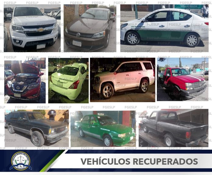 RECUPERAN 16 VEHÍCULOS ROBADOS