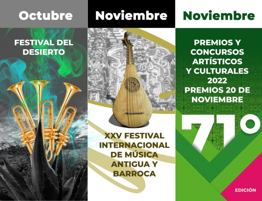 ESPECTACULAR AGENDA DE ACTIVIDADES ANUNCIA SECULT PARA EL 2022