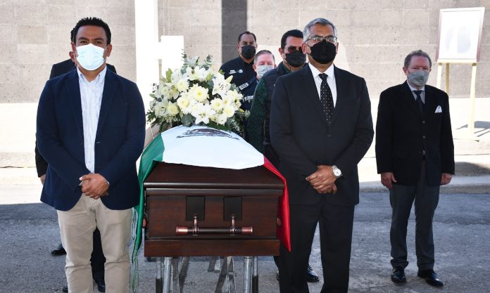 DESPIDEN CON HONORES A POLICÍA DE INVESTIGACIÓN CAÍDO EN CUMPLIMIENTO DE SU DEBER