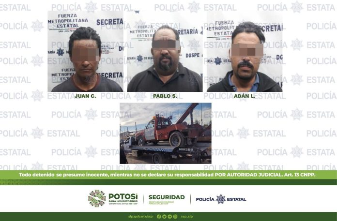 CAEN 3 POR ROBO A VIVIENDA EN CERRO DE SAN PEDRO