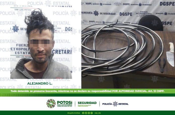 ROBA CABLEADO DE ALUMBRADO PÚBLICO
