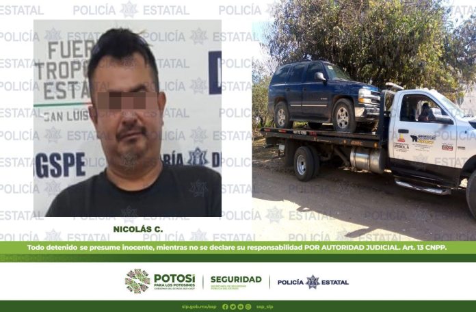 POR ATENTAR CONTRA LA SEGURIDAD DE TRÁNSITO VEHICULAR, LO DETIENEN EN CIUDAD FERNÁNDEZ