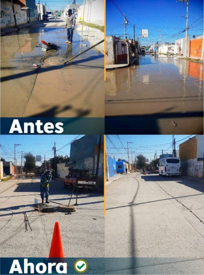 INTENSIFICA INTERAPAS MANTENIMIENTO A RED HIDRÁULICA Y SANITARIA EN SOLEDAD DE GRACIANO SÁNCHEZ
