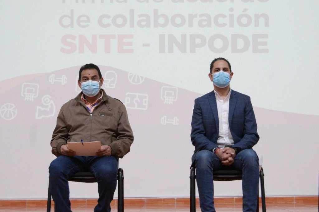 FIRMAN ACUERDO DE COLABORACIÓN LA SECCIÓN 26 DEL SNTE Y EL INPODE