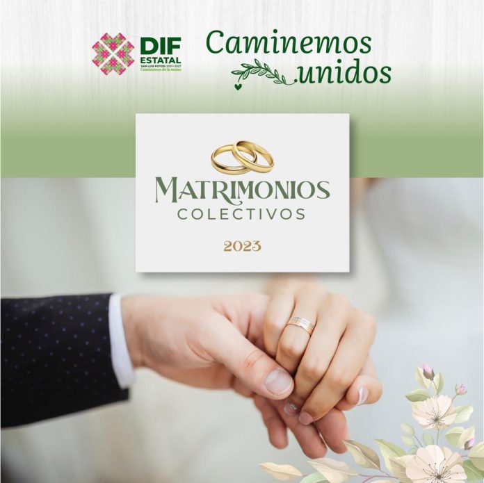 matrimonios colectivos dif estatal 2023